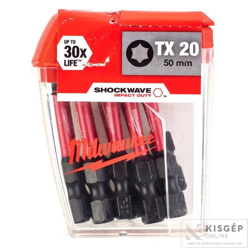 Milwaukee Shockwave bit CD TX20 50mm-10db