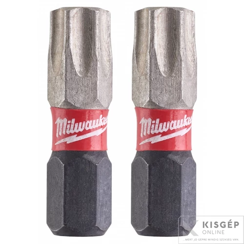 Milwaukee Shockwave bit TX40 25mm (2 db/cs)