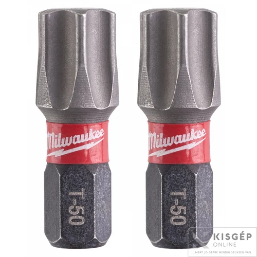 Milwaukee Shockwave bit TX50 25mm-2db