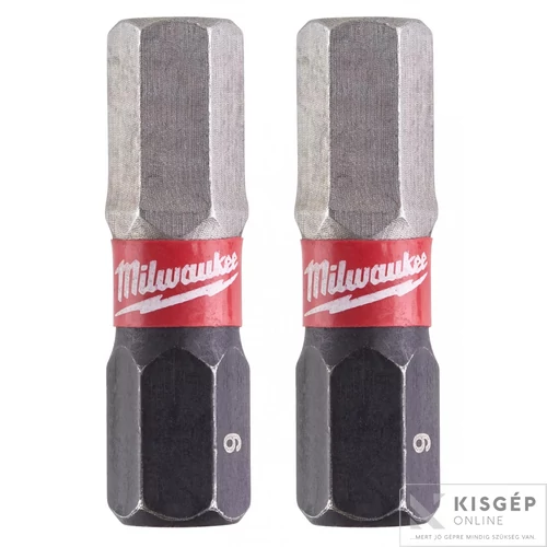 Milwaukee Shockwave bit Hex6 25mm-2db