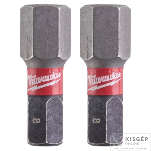 Milwaukee Shockwave bit Hex8 25mm-2db