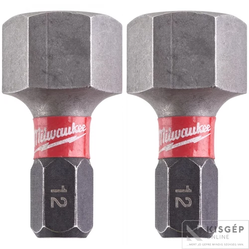 Milwaukee Shockwave bit Hex12 25mm (2 db/cs)