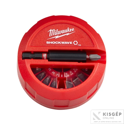 Milwaukee 15 darabos Shockwave BIT készlet