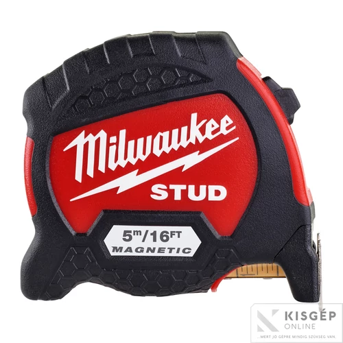 Milwaukee STUD Mágneses Mérőszalag 5 m / 16 láb / 33 mm  - 1 db