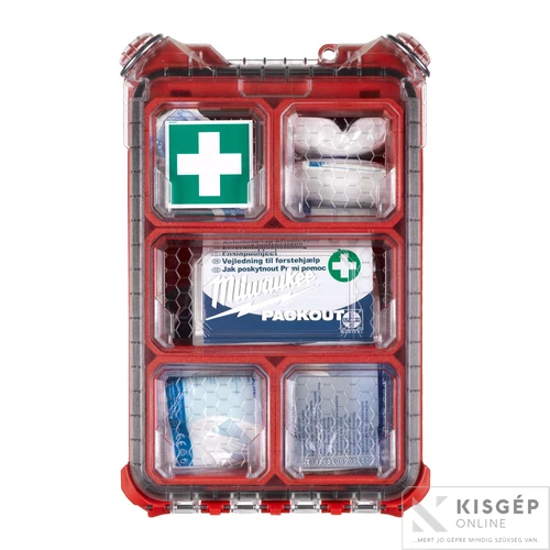Milwaukee PACKOUT™  elsősegély láda DIN13157  1 db
