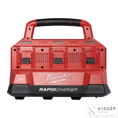 Milwaukee M18PC6 6 fészkes PACKOUT akkumulátor töltő 18V