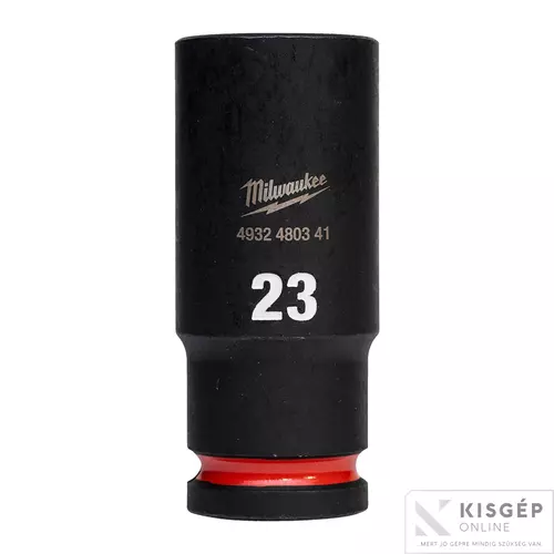 4932480341 Milwaukee 1/2" Dugókulcs hatlapú 78 mm hosszú, 23mm 1 db