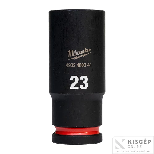 Milwaukee 1/2" Dugókulcs hatlapú 78 mm hosszú, 23mm 1 db