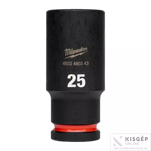 4932480343 Milwaukee 1/2" Dugókulcs hatlapú 78 mm hosszú, 25 mm 1 db