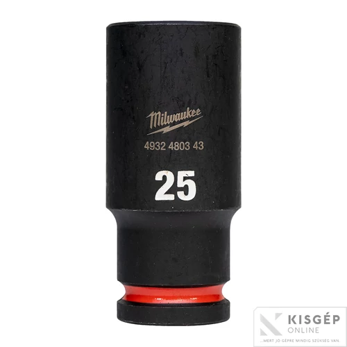 Milwaukee 1/2" Dugókulcs hatlapú 78 mm hosszú, 25 mm 1 db