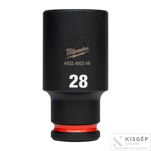 Milwaukee 1/2" Dugókulcs hatlapú 78 mm hosszú, 28 mm 1 db