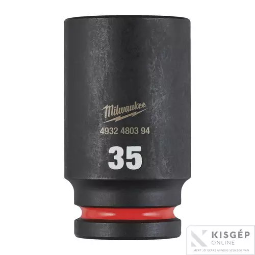 4932480394 Milwaukee 3/4" Gépi Dugókulcs 6 lapú, hosszú 35 mm - 1 db