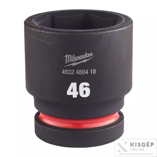 4932480418 Milwaukee 1" Gépi Dugókulcs 6 lapú, rövid 46 mm - 1 db