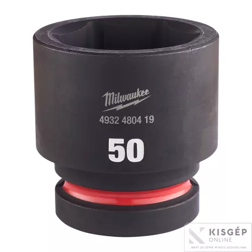 4932480419 Milwaukee 1" Gépi Dugókulcs 6 lapú, rövid 50 mm - 1 db