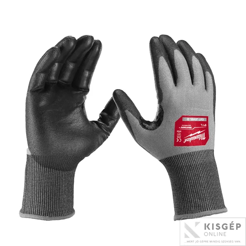 Milwaukee Hi-Dex Vágásbiztos védőkesztyű -4/D- 10/XL (1 pár)