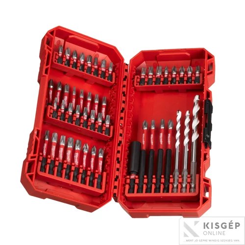 Milwaukee 48 darabos Shockwave készlet  1 db