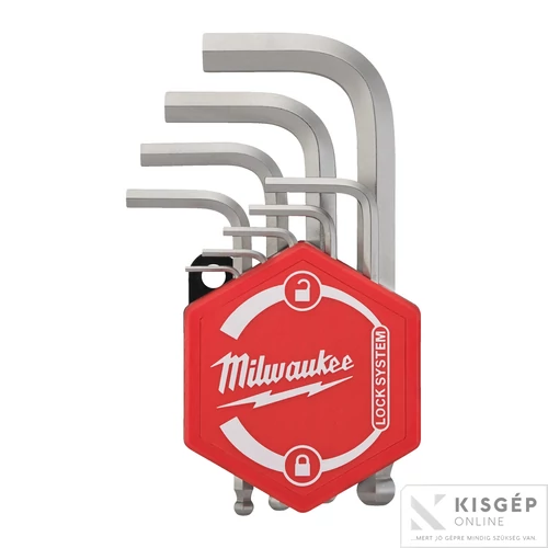 Milwaukee Imbuszkulcs kompakt, készlet 9 részes