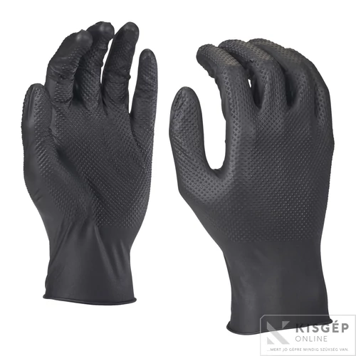 Milwaukee Nitril szerelőkesztyű csúszásmentes 7/S - 50 db