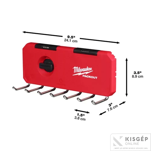 Milwaukee PACKOUT™ Akasztó sor kicsi - 1db