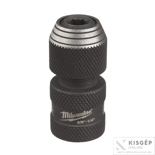 Milwaukee Dugókulcs adapter 3/8" Négyszög - 1/4" Hex - 1db