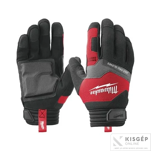 Milwaukee Antivibrációs munkavédelmi kesztyű PAD PRO -8/M - 1PC