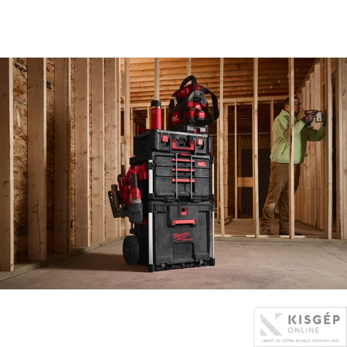 Milwaukee PACKOUT™ Gurulós tárolóláda fiókos