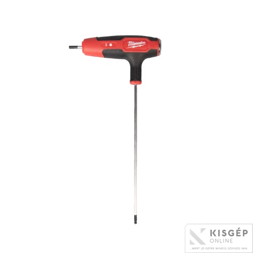 Milwaukee T-Imbuszkulcs Komfort markolattal 3mm