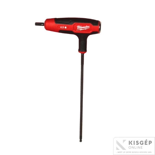 Milwaukee T-Imbuszkulcs Komfort markolattal 4.5mm
