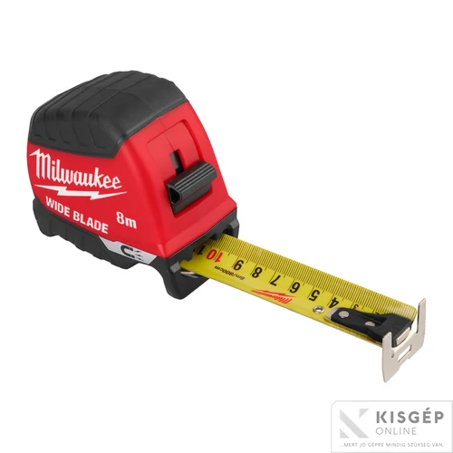 Milwaukee Prémium Széles Mágneses Mérőszalag (2. gen) 8m-35mm