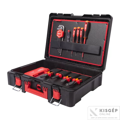 Milwaukee PACKOUT™ Villanyszerelői szett 62 részes - Packout 1 ládában