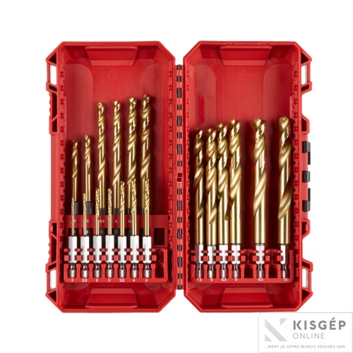 Milwaukee Fémfúró Shockwave HSS-G TiN 25 részes készlet