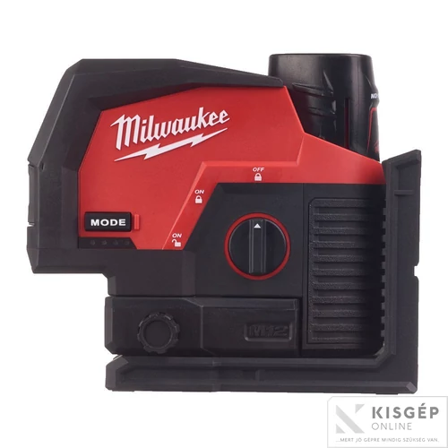 Milwaukee M12 CLLP-301C M12™ ZÖLD KERESZTVONAL- ÉS PONTLÉZER