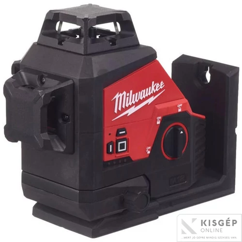 Milwaukee M12 3PL-0C M12™ ZÖLD 360° 3 SÍKÚ LÉZER