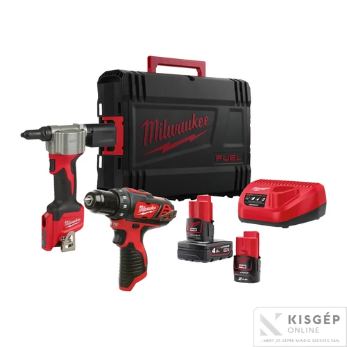 Milwaukee M12BPP2L-422X Erőcsomag