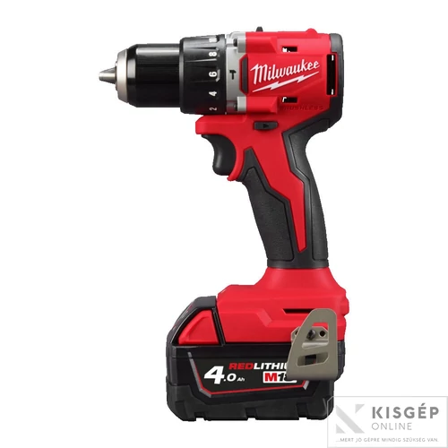 Milwaukee M18BLPDRC-422C kompakt szénkefe nélküli ütvefúró-csavarozó, 1xM18B2,1xM18B4,1xM12-18FC