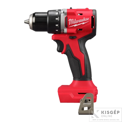 Milwaukee M18BLDDRC-0X kompakt szénkefe nélküli fúrócsavarozó (akku. és töltő nélküli)