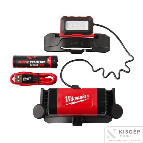 Milwaukee L4 BOLTHL-301 USB újratölthető fejlámpa BOLT sisakhoz   