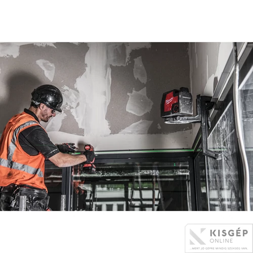 Milwaukee L4 CLL-301C USB ÚJRATÖLTHETŐ ZÖLD KERESZTVONALAS LÉZER