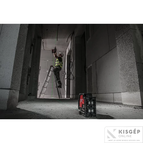 Milwaukee L4 CLL-301C USB ÚJRATÖLTHETŐ ZÖLD KERESZTVONALAS LÉZER