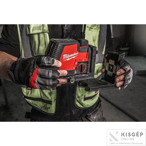 Milwaukee L4 CLL-301C USB ÚJRATÖLTHETŐ ZÖLD KERESZTVONALAS LÉZER