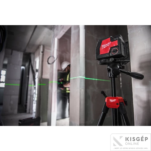 Milwaukee L4 CLL-301C USB ÚJRATÖLTHETŐ ZÖLD KERESZTVONALAS LÉZER