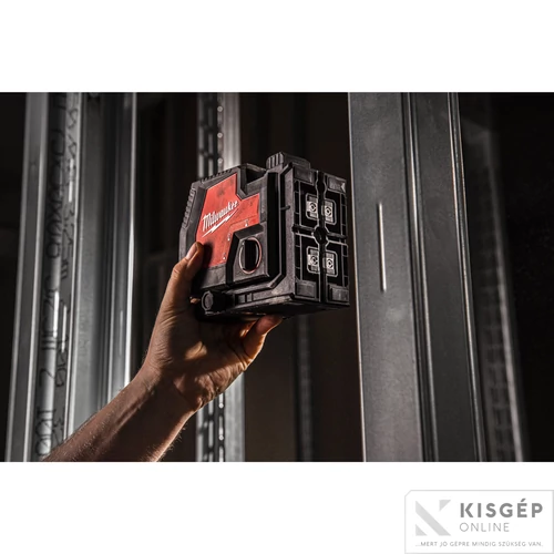 Milwaukee L4 CLL-301C USB ÚJRATÖLTHETŐ ZÖLD KERESZTVONALAS LÉZER