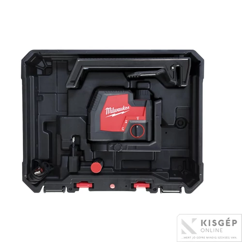 Milwaukee L4 CLL-301C USB ÚJRATÖLTHETŐ ZÖLD KERESZTVONALAS LÉZER