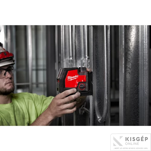 Milwaukee L4 CLLP-301C USB ÚJRATÖLTHETŐ ZÖLD KERESZTVONAL- ÉS PONTLÉZER