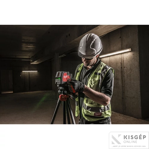 Milwaukee L4 CLLP-301C USB ÚJRATÖLTHETŐ ZÖLD KERESZTVONAL- ÉS PONTLÉZER