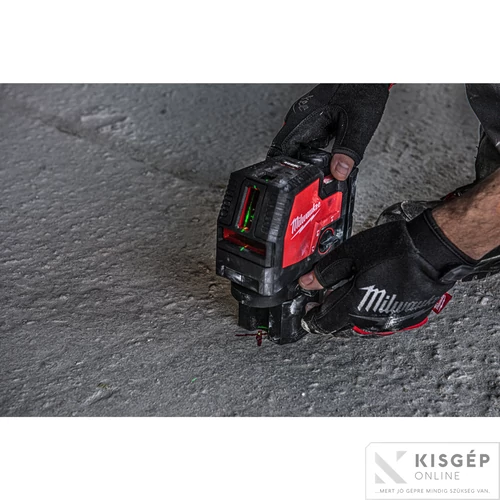 Milwaukee L4 CLLP-301C USB ÚJRATÖLTHETŐ ZÖLD KERESZTVONAL- ÉS PONTLÉZER