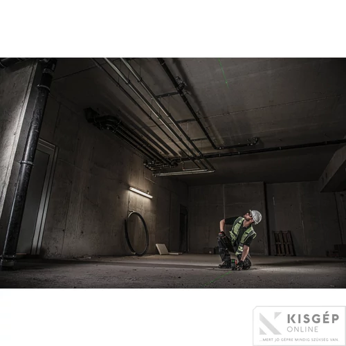 Milwaukee L4 CLLP-301C USB ÚJRATÖLTHETŐ ZÖLD KERESZTVONAL- ÉS PONTLÉZER