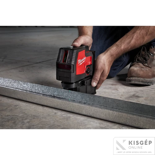Milwaukee L4 CLLP-301C USB ÚJRATÖLTHETŐ ZÖLD KERESZTVONAL- ÉS PONTLÉZER