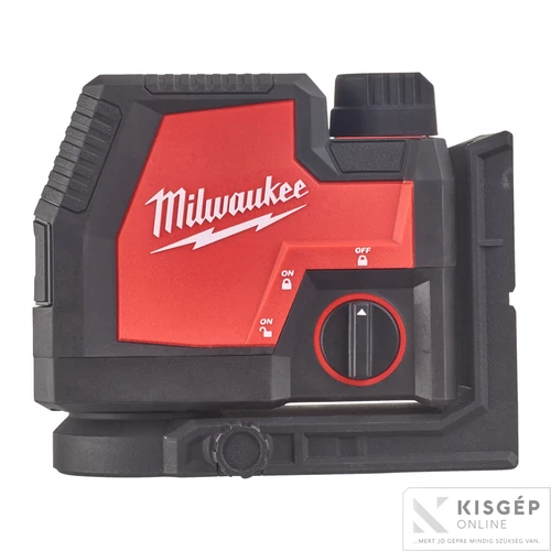 Milwaukee L4 CLLP-301C USB ÚJRATÖLTHETŐ ZÖLD KERESZTVONAL- ÉS PONTLÉZER