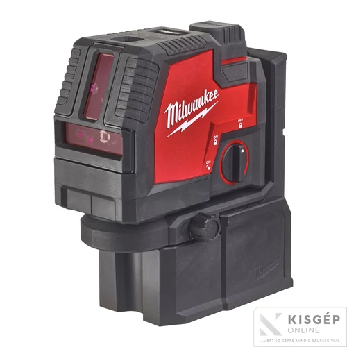 Milwaukee L4 CLLP-301C USB ÚJRATÖLTHETŐ ZÖLD KERESZTVONAL- ÉS PONTLÉZER